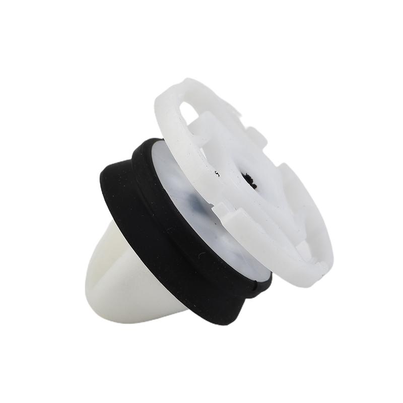 10pcs Door Trim Panel Mounting Clips 7703077476 For Renault White Nylon Car Interior Door Panel Card Trim Fastener Clips