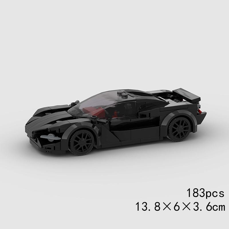 MOC Speed Super Race Champions Car F1 Great Vehicle Racing Model Building Blocks Bricks Sports Pickup Truck City Technique Toy