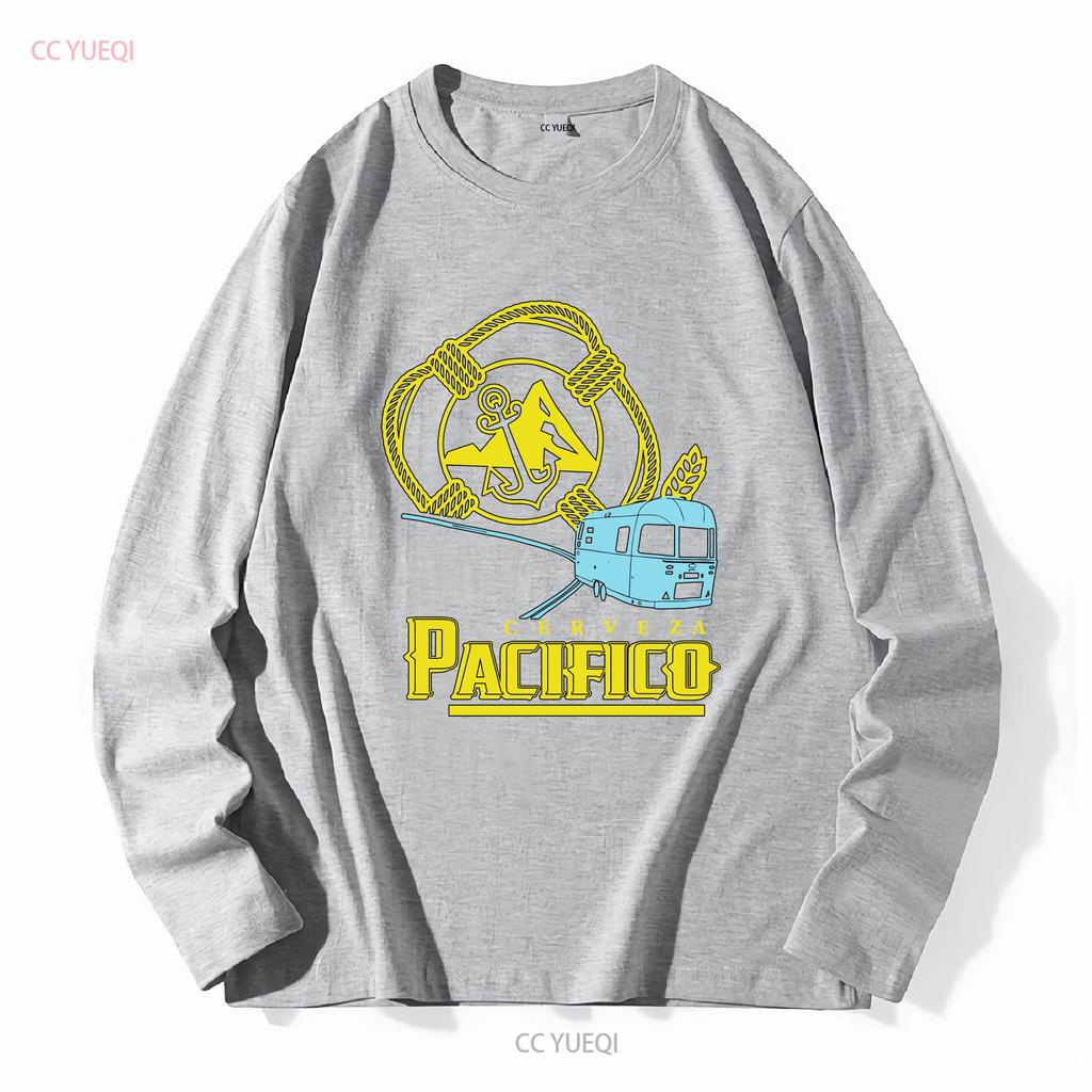 Cerveza Pacifico Beer Mens M T Shirt El Charro Restaurant Cherry Valley California long or short sleeves vintage Washed Stylish