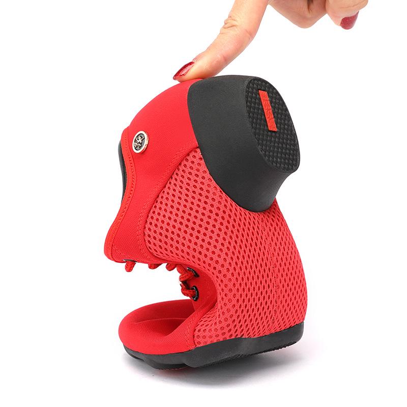 Dámské profesionální boty na latinskoamerické tance a trénink s nízkým podpatkem - Měkká podrážka