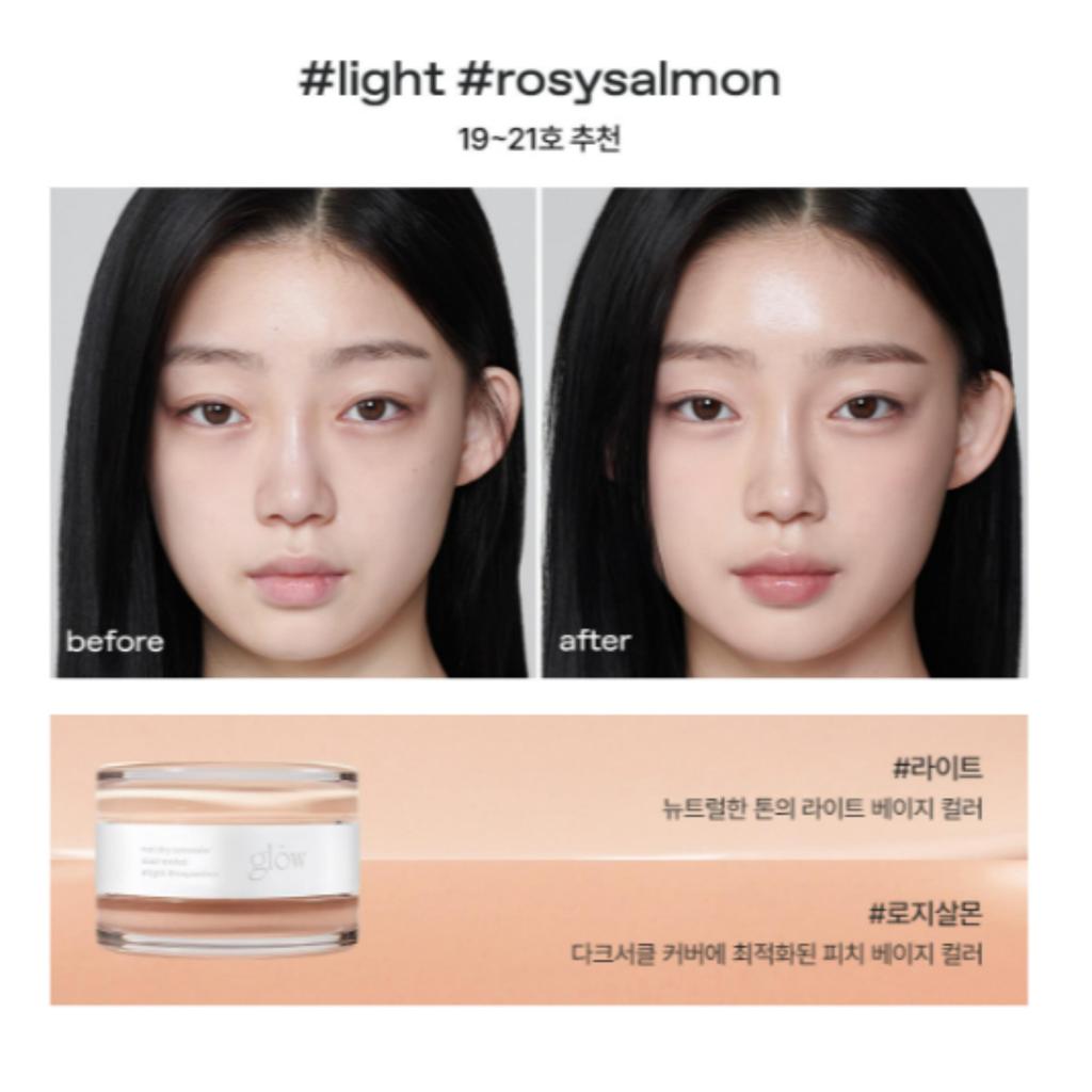 Glow Not Dry Concealer – Hydrating Full Coverage Liquid Concealer for Smooth Flawless Skin
