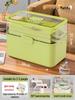 Large Capacity Family Medicine Box with Multi-Layer First Aid Storage for Household and Children