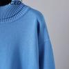 BITCED Fashionable High-neck Suit for Autumn and Winter In Solid Colors Is Versatile and Can Be Worn with A Two-piece Knitted Top and Casual Pants
