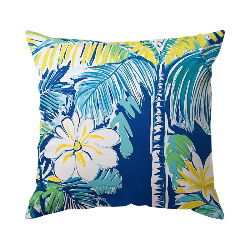Sommer-Serie Kissenbezug Heißes Palmenmuster Polyester Kissenbezug Zierkissen Sofa Dekoration Kissenbezug Heimdeko