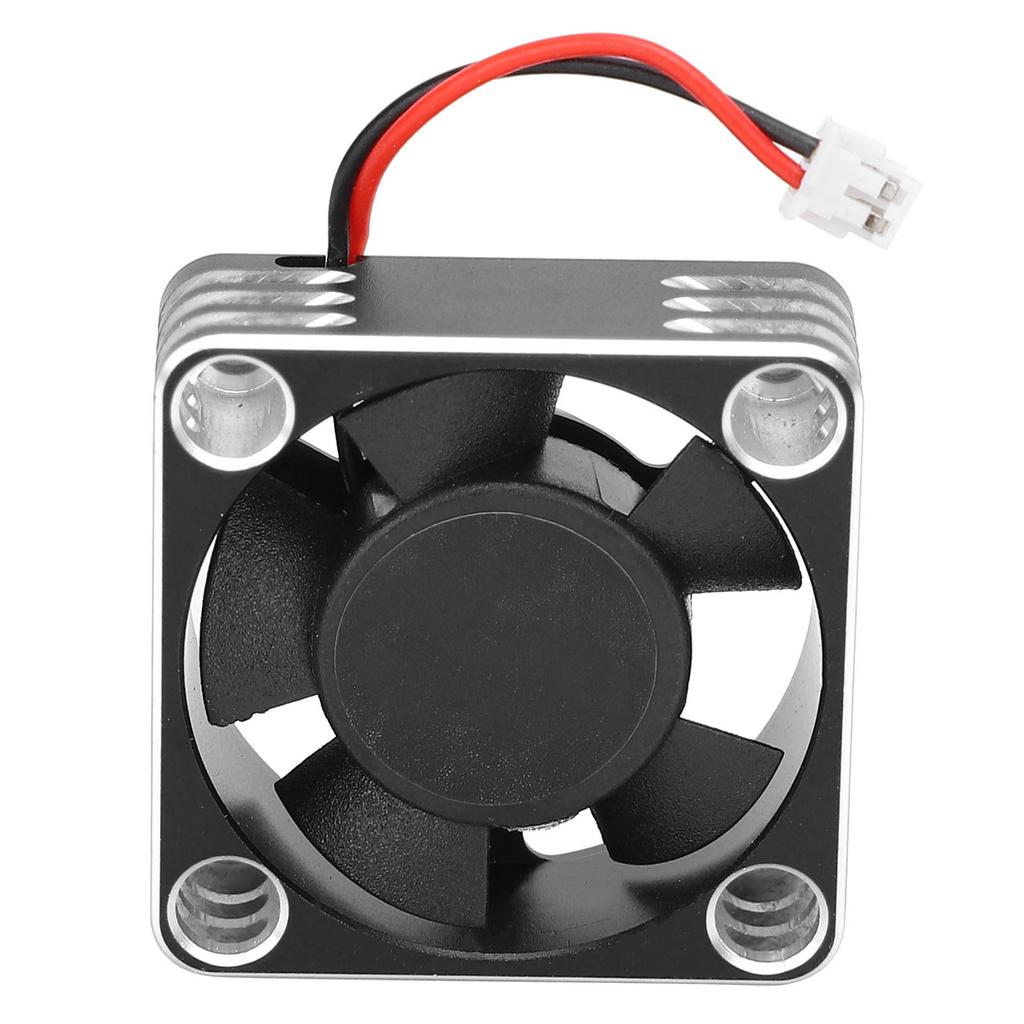 SURPASSHOBBY Electric Motor Cooling Fan 30x30mm 28000RPM 58V Fit for 1 10 1 12 1 8 RC Car(Black Silver )