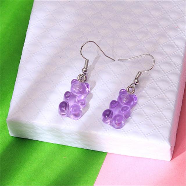 

New Fashion Cute White Cloud Stud Earrings Delicate Mushroom Clouds for Women Girls Ear Jewelry Wholesale Gifts Bear