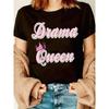 European Sizes Casual Short-Sleeve Crew Neck T-Shirt with Graphic Print, Perfect for Summer And Spring, Designed for Women