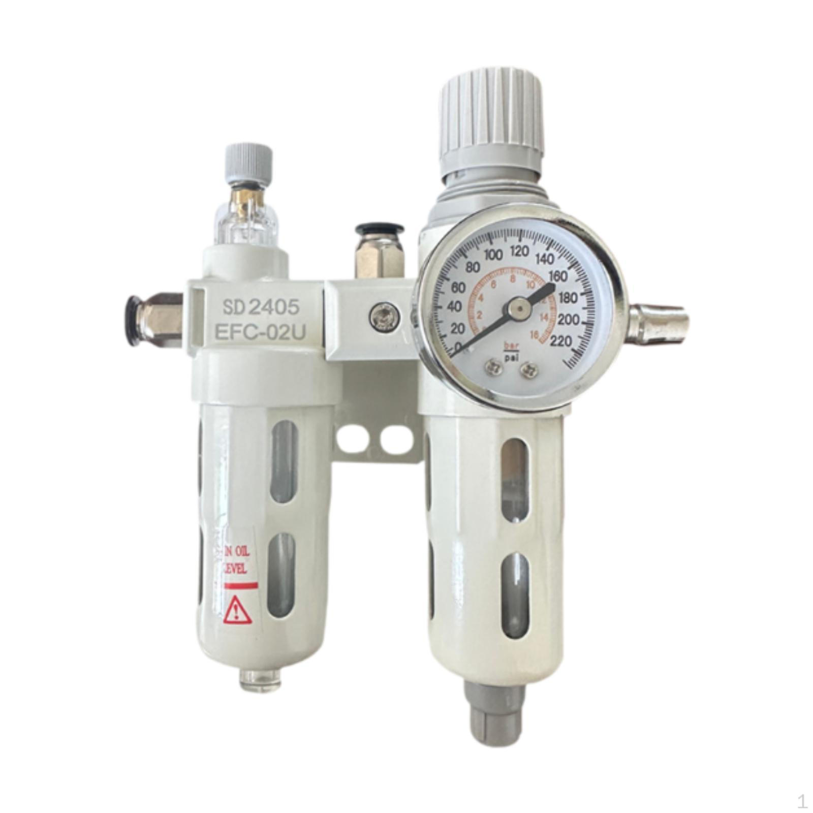 

Air Pressor Oil Water Regulator Pressure Easy to Install Impact-resistant
