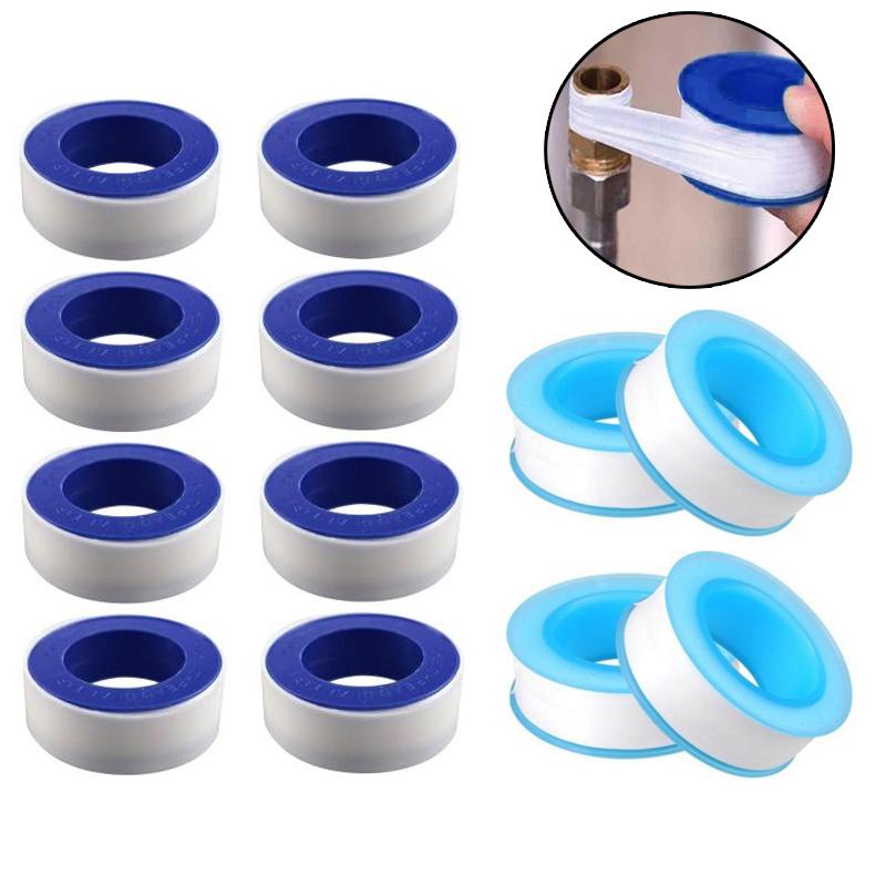 10/20 Meters Waterproof Engineering Dedicated Duct Tap Evacuum Seal Roll PTFE Thread Sealing Pipe Tape Gas Water Tape