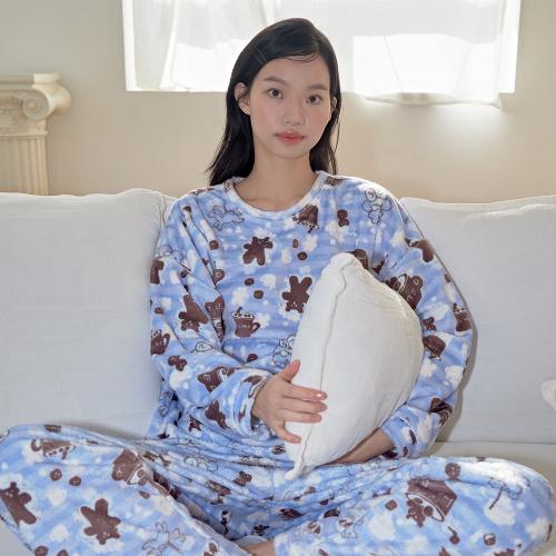 

[Muse Mood] 26HOME BEAR Winter Pajama [Shipped from Korea] 100% Authentic set