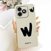 For Honor X8d 4G 6.77" Case Fashion Letters A-Z Full Protection Silicone Back Cover For Honor X8d X8D 4G Phone Cases Fundas