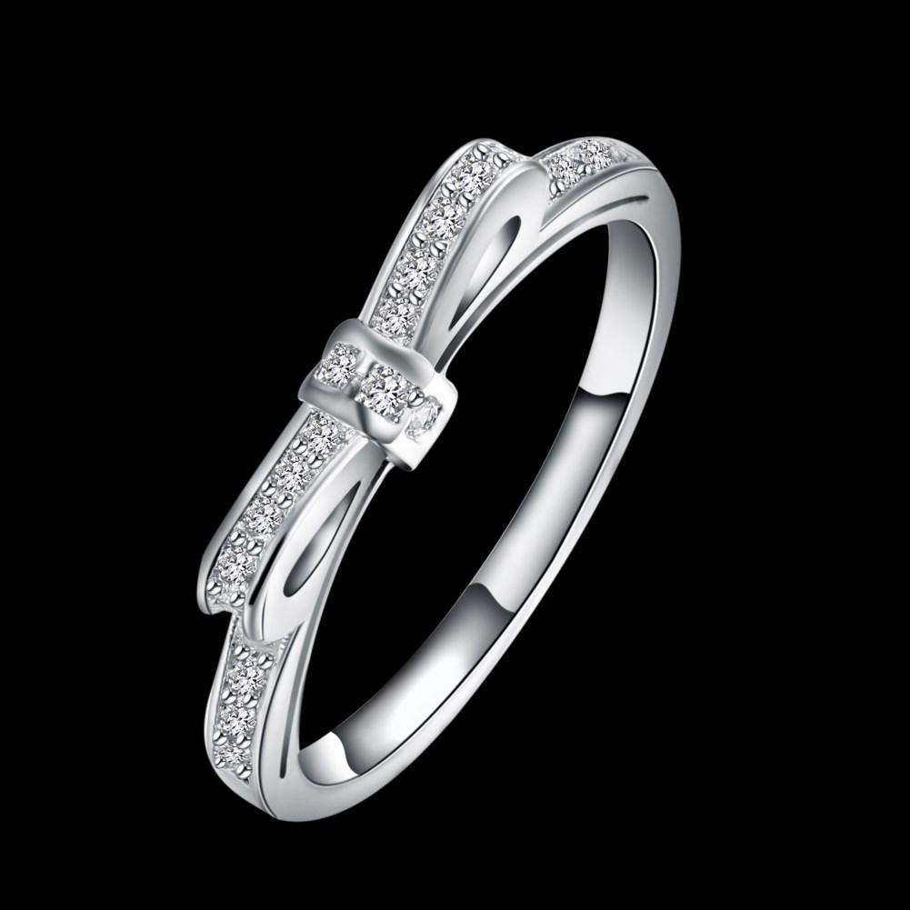 

Кольца из серебра 925 пробы с бантом и кристаллами для женщин, размер 6/7/8/9, роскошные подарки на вечеринку, свадебные украшения с бриллиантами 9