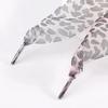 Leopards Print Sheer Ribbon Shoe Laces 140cm Long Flat Shoelaces Polyester Shoe Laces for Adults Kids Trainers Sneakers