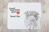 Shar Pei - mouse pad with print, personalized dog-themed mouse pad, unique gadget for an office worker by Art-Dog brand