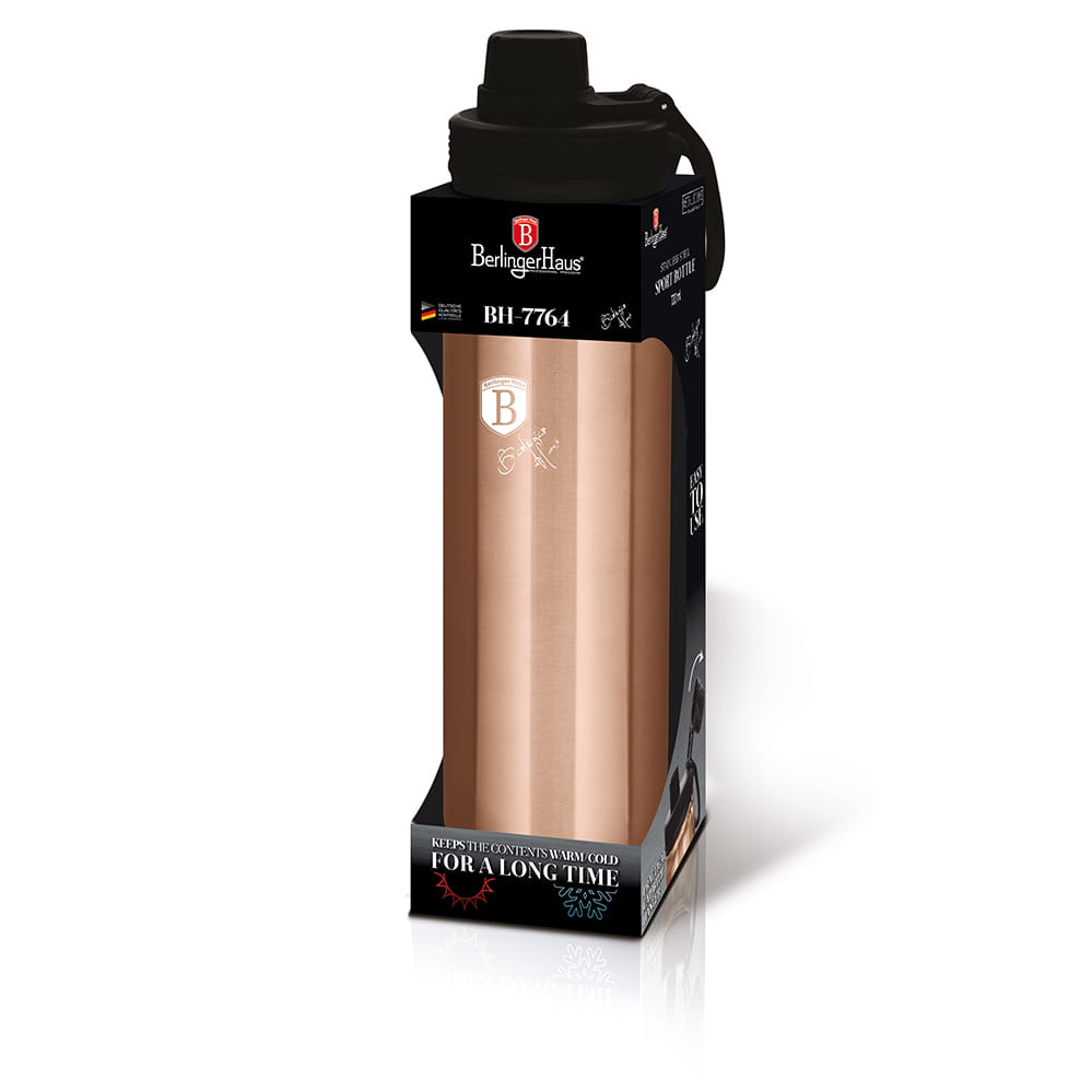 Sportowa butelka termiczna 720ml BERLINGER HAUS Rose Gold BH-7764
