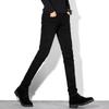 Men's Pure Black Stretch Business Jeans