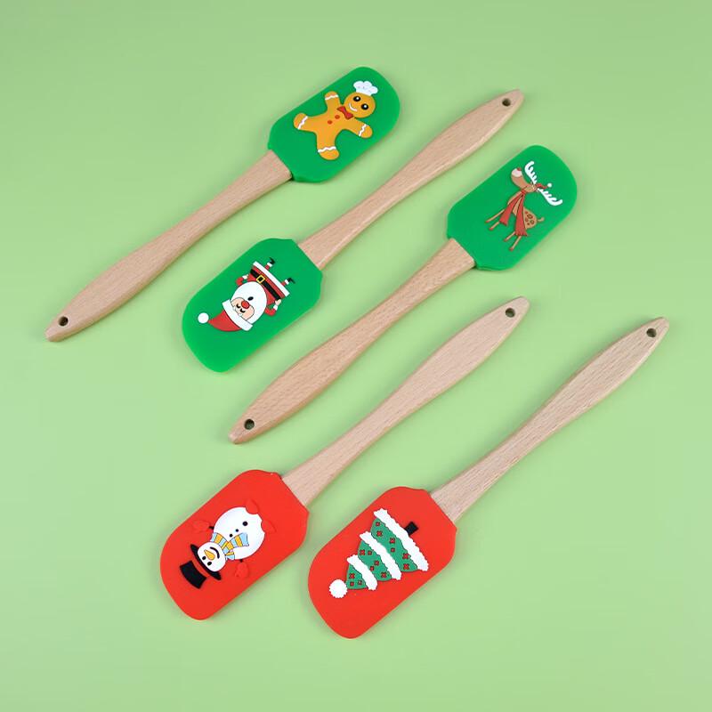 ZISIZ Christmas Gingerbread Man Spatula Set