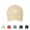 Emis HEART RUBBER PATCH BALL CAP - 6 Aesthetic Colors