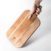 Cutting Board Acacia Wood Kitchen Large Handle Natural Material Lightweight Eco-friendly Wooden Stylish Lunch Tray Pizza Bread Steak Plate Camping
