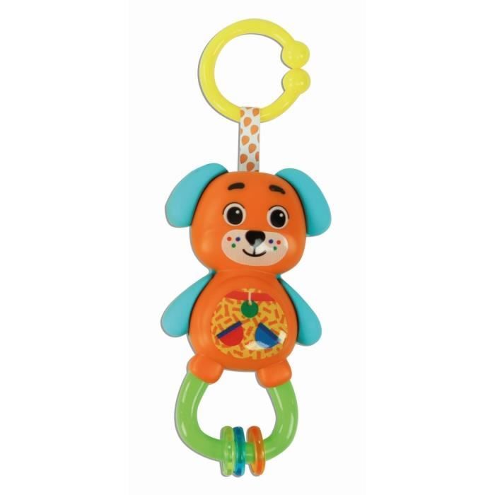 Clementoni - Coffret De Naissance Ourson - Doudou + Hochet + Clés En Plastique Souple À Mordiller