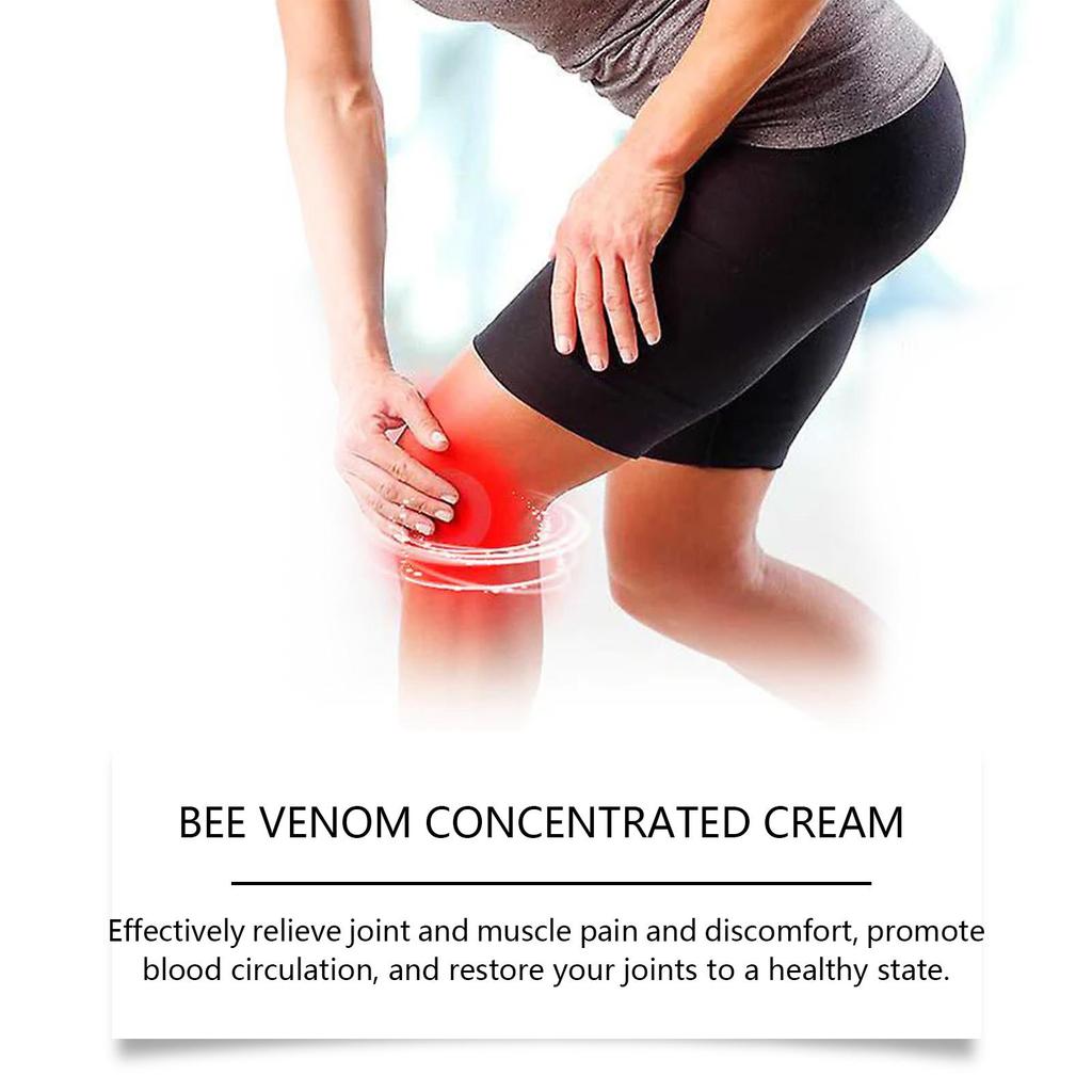 Bee Venom Body Cream Gentle Moisturizing Apply Wrists Knees Body Massage Topical Repair Cream