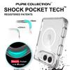 For Iphone Duo 5G Case Transparent Magnetic for Magsafe Case for iphoneDuo Bracket Holder Shockproof Hinge Protection Cover