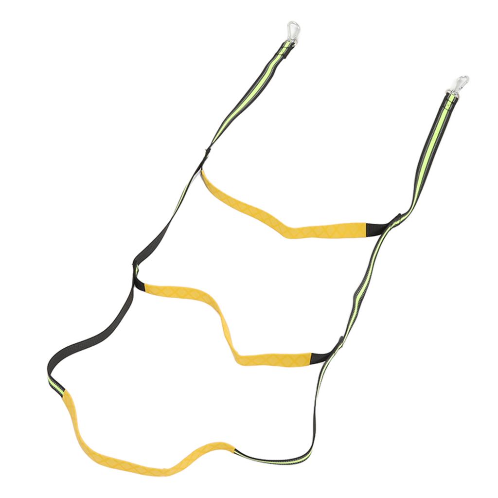 Boat Marine Rope Ladder Boarding Rope Ladder for Inflatable Boat Kayak Motorboat Canoeing Fluorescent Green 3 Stairs