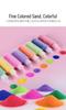 Children's DIY Sand Painting Art Kit - Scratch and Color Educational Craft Set for Boys and Girls