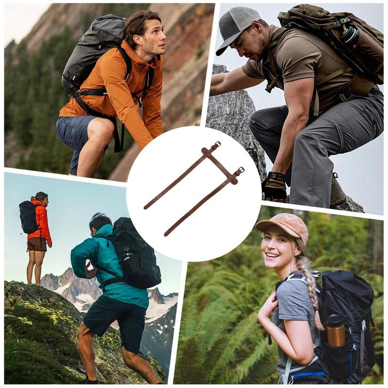 Leather Blanket Strap Camping Mat Carrier Sling Adjustable Motorcycle Blanket Straps For Picnics Beaches Motorcycle