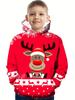 Neue Weihnachts-Weihnachtsmann-Hoodies 3D-Druck Elch-Sweatshirts Jungen Mädchen Kapuzen-Sweatshirt Kinder-Pullover Kinder-Trainingsanzug Kleidung