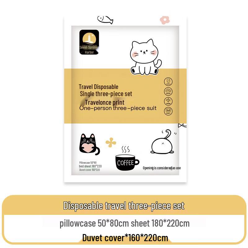 MDNG Disposable Travel Bedding Kit (2 Sets)