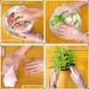 3000-100 Stück Einweg-Handschuhe Plastikhandschuhe Transparent Küchen-Badezimmer-Reinigungshandschuhe Für DIY Kochen Küchenzubehör