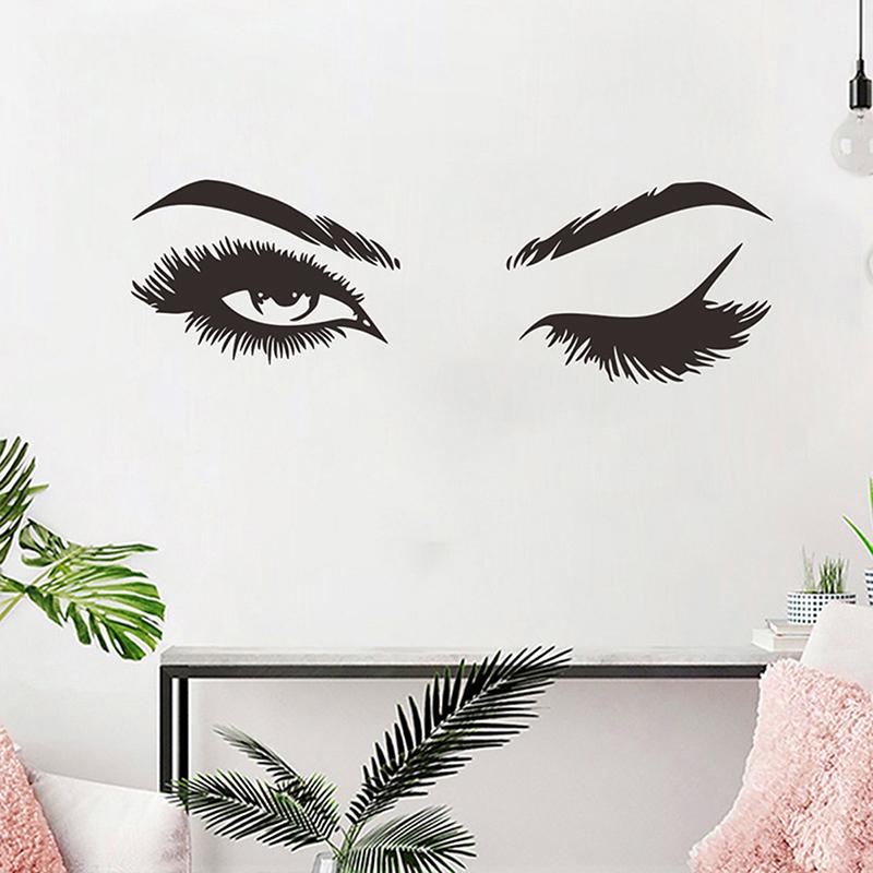 Pretty eyelashes Wall Sticker living room decor Mural Art Decals Sexy sticker