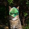 Gato Morcego Cosplay Chapéu Gato Vingador Almofada de Rosto Festa de Halloween Plástico Meia Almofada de Rosto Pet Maquiagem Traje Acessório