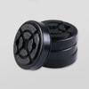 Universal Rubber Jack Pad Slotted Jack Pad Adapter Frame Rail Protector Slotted Frame Black/Yellow