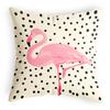 Flamingo Cactus Pillow Velvet Light Luxury Plush Cushion Office Home Simple Fashion Cushion