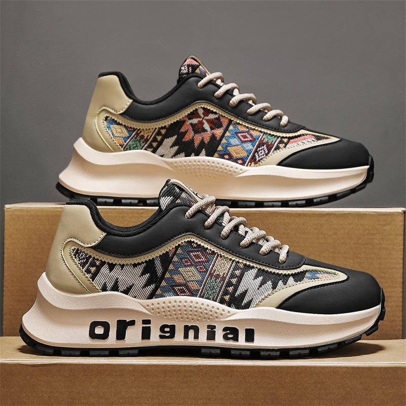 Herren Freizeitsneaker Die Neue Mode Trendig Allround Dicke Sohle Bequem Rutschfest Verschleißfest Frühling und Herbst Haupt-Push