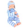 45 cm große, realistische Neugeborenen-Mädchenpuppe aus Vinyl, waschbar, mit Spielzeugzubehör
