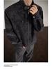 American Retro PU Leather Stand Collar Motorcycle Jacket for Men - Clean Fit, Casual, Versatile.