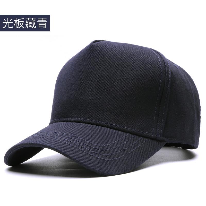 Deep and Large Cotton Trucker Hats Women Fashionable Sun Cap Big Head Men Oversize Baseball Caps 56-60cm 60-65cm