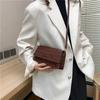 New crocodile pattern candy color square bag 2025 summer foreign style new small bag fashion portable shoulder messenger bag