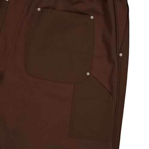 HUMOROUS ACCOUNT Work Sweat Shorts / Brown