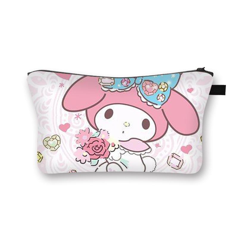 2023 Summer New Style Sanrio Cute Sweet Girl Makeup Bag Cartoon Student Storage Bag Wholesale