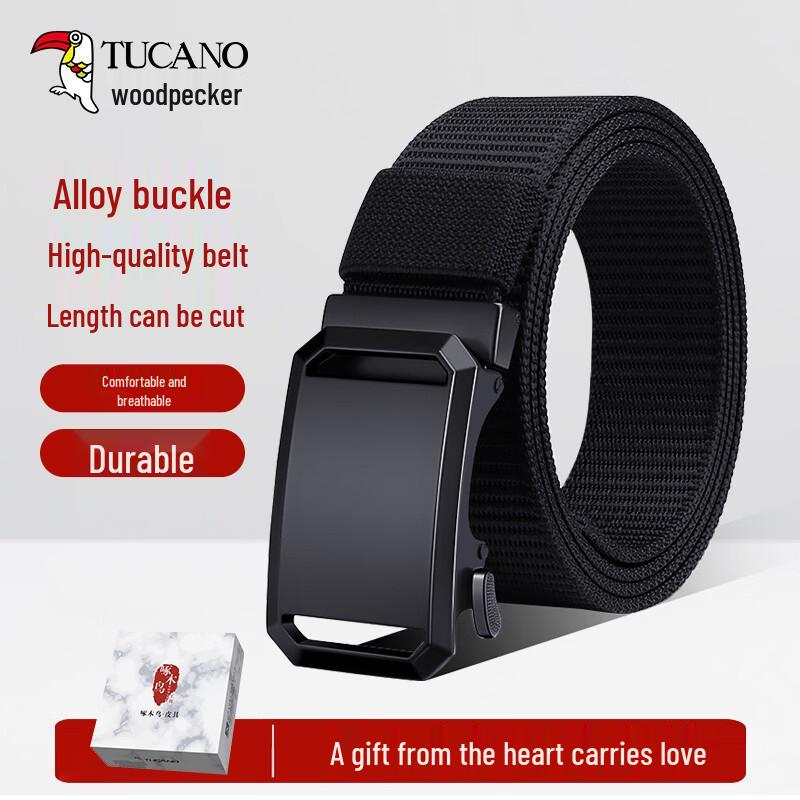 TUCANO Men s Automatic Buckle Canvas Belt