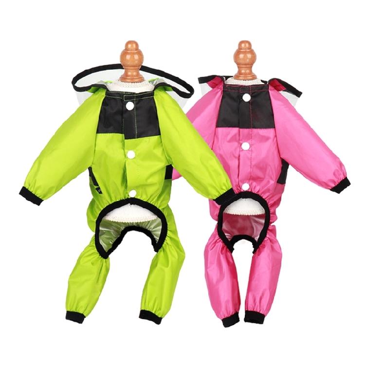 Dog Jackets Hooded Raincoats Pet Dog Rainsuit Pet Clothes Jackets Travel Gear