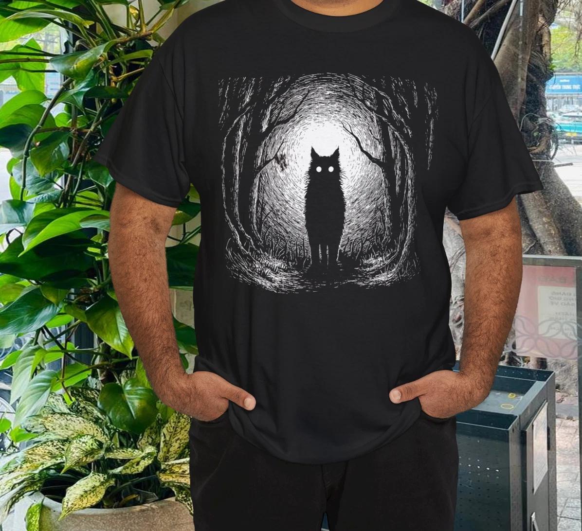 Halloween Cat Tee, Cat Halloween Shirt, Cat Lover Shirt 4XL