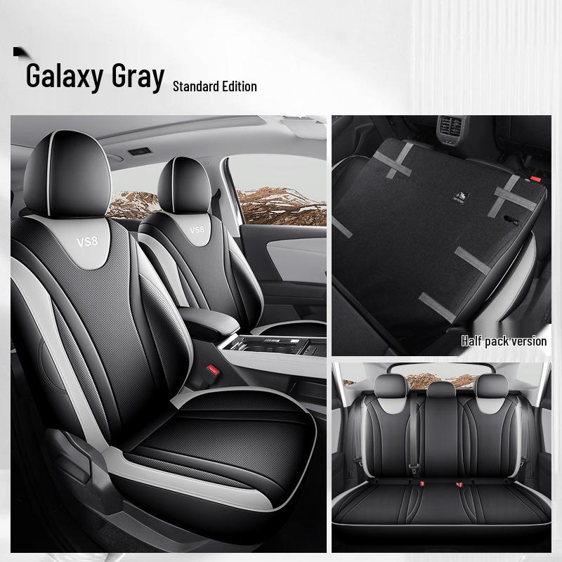 Breathable Full-Coverage Leather Seat Covers for 2026 VW Jetta VS8