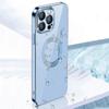 For iPhone 14 Plus 9D Plated Lens Film Clear Phone Case