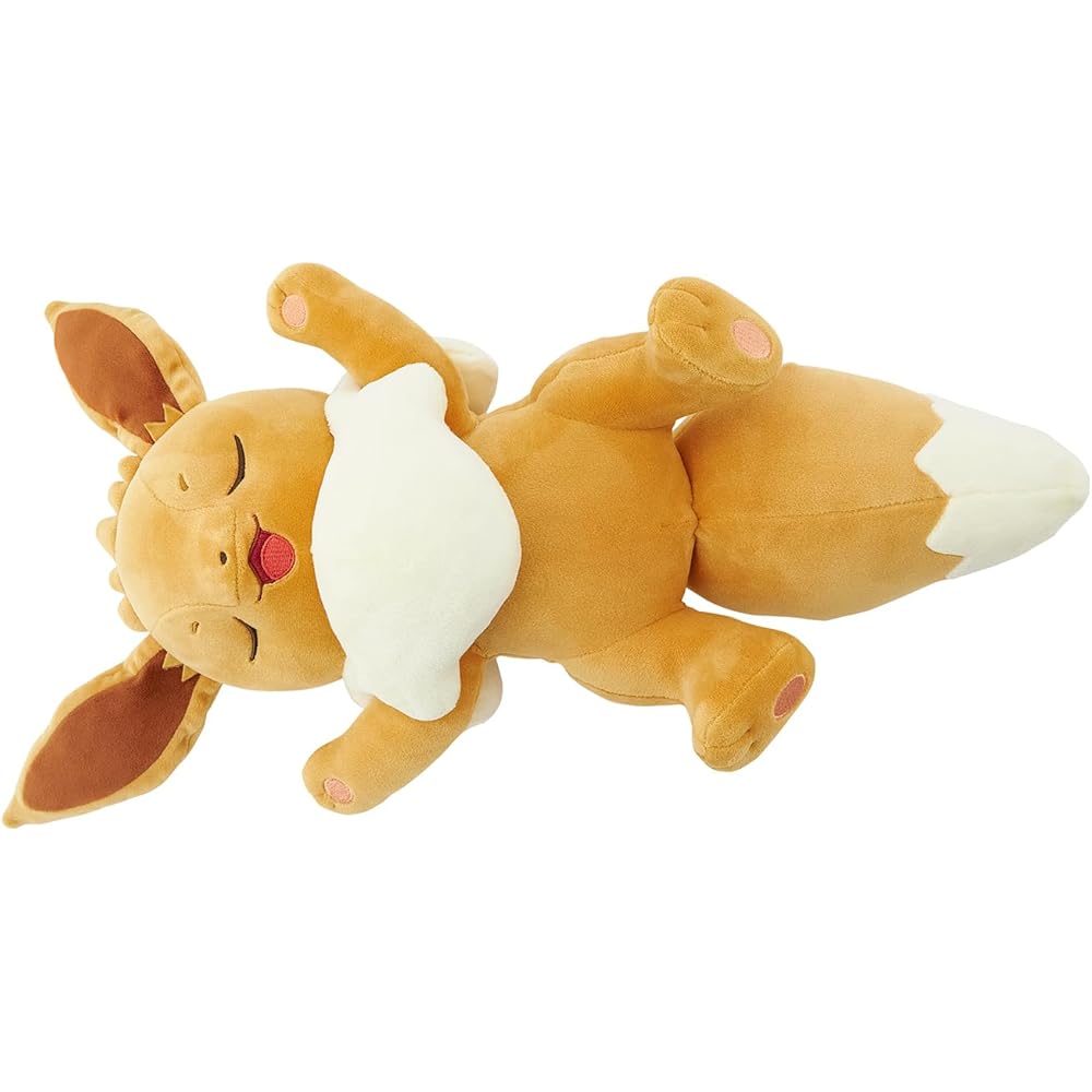 Pokmon Center Original Plush Toy Sleepy Eevee Soft Toy 30cm