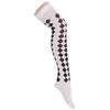 Clown Asymmetrische Gestreifte Gedruckte Overknee Lange Socken Halloween Oberschenkel Hohe Strümpfe Cosplay Kostüm Strumpfhosen für Frauen